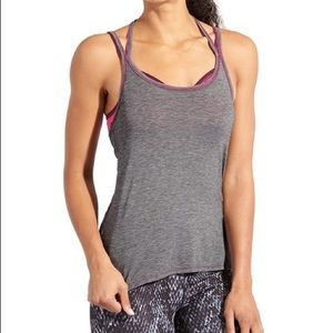 Athleta Tops - NEW Athleta 2 in 1 Strappy Built In Bra Drishti M Athleta Tops - NEW Athleta 2 in 1 Strappy Built In Bra Drishti M